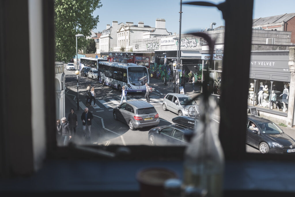 Zebra crossing, Regent Street, Clifton Village
